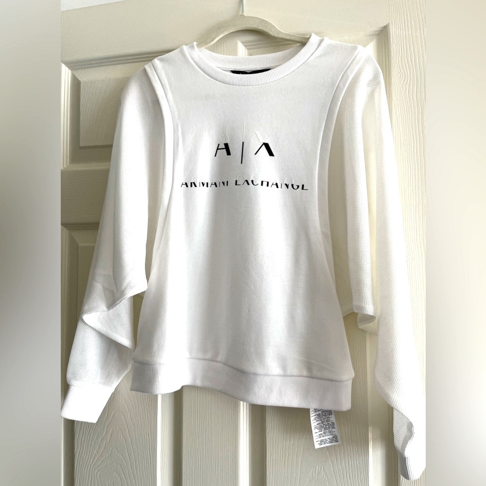 Armani Exchange cotton blend sweatshirt Size XS
